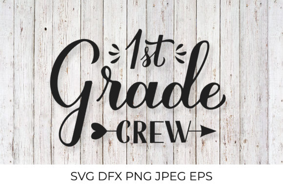1st Grade Crew Calligraphy: Fresh Graphics & Illustrations