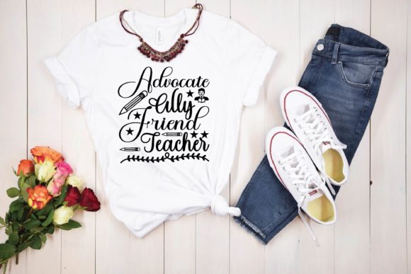 Advocate Ally Friend Teacher Svg Graphics for T-Shirt Designs