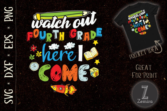 Fourth Grade Graphics: T-Shirt Designs for Blogs