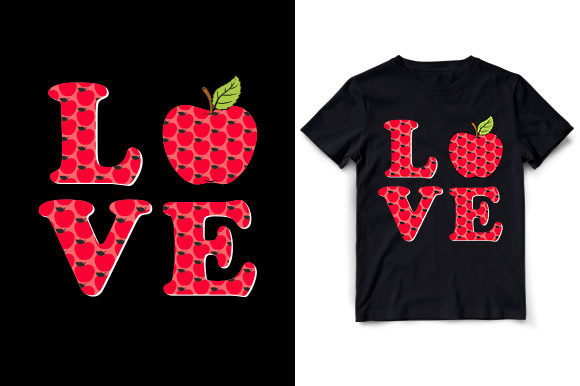 Love Teacher T-Shirt Graphics for Blog & T-Shirt Designs