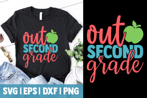 Out School T-Shirt Design 05: Graphics for Sellers