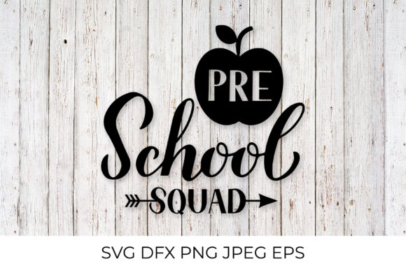 Preschool Squad Lettering: Graphics & Illustrations