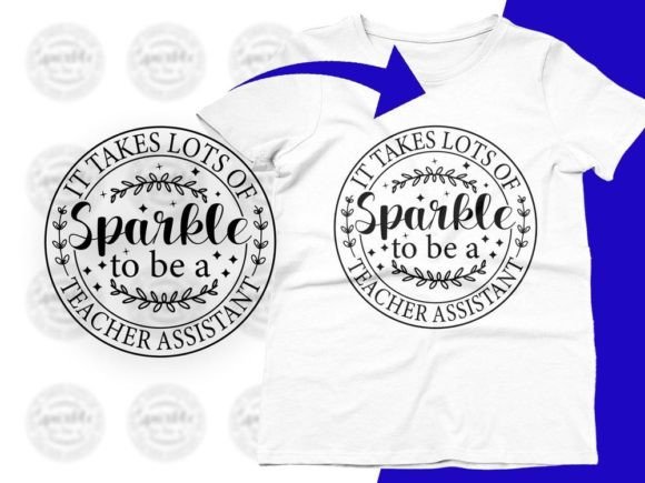 Sparkle Teacher Graphics for Crafts & Branding