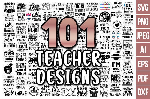 Teacher SVG Bundle: Graphics for Crafts