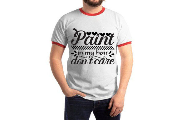 Teacher SVG Design: Paint in My Hair Do Graphics