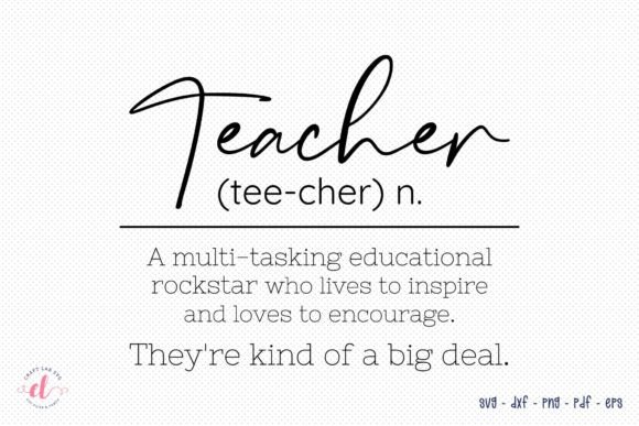 Teacher SVG, DXF, PNG: Crafts & Graphics